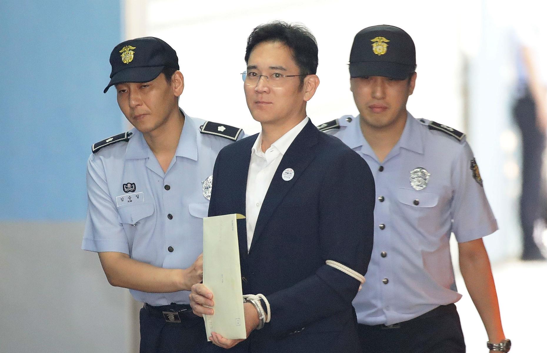 Jail and early release of Lee Jae-yong